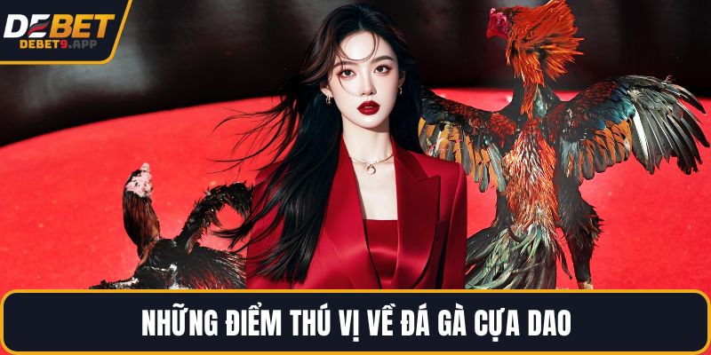 Những điểm thú vị về đá gà cựa dao